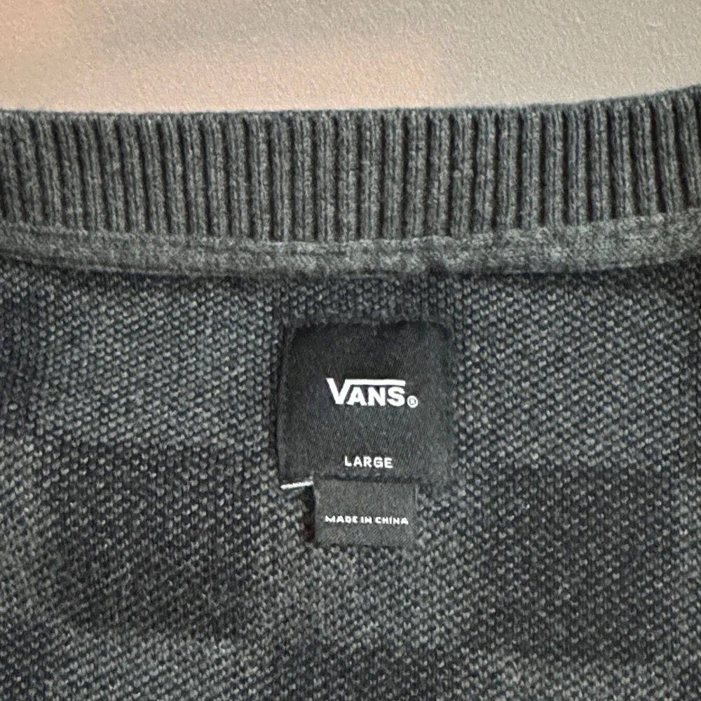 Vans Men's Charcoal Cardigan Sweater - Picture 2 of 3